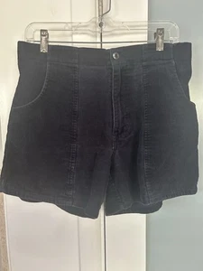 Pantalones cortos de pana vintage para hombre talla 32 color azul sin etiqueta de marca - como Op Surf - Imagen 1 de 6