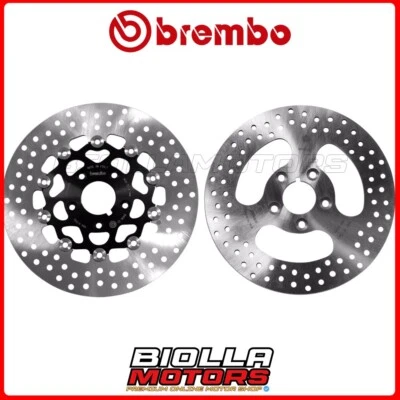 KIT DISCHI FRENO BREMBO HARLEY DAVIDSON XLH 883 SPORTSTER 883 1993 ANTERIORE + P Foto 1 de 4