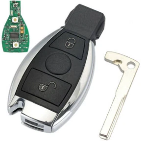 Remote Key Fob Case 2 Button Car Key Blank 433Mhz For Benz C R CL GL SLK L - Picture 1 of 8