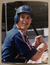 Old Gregg Jefferies New York Mets Baseball Photo Cutout Pinup Larger Than A Card