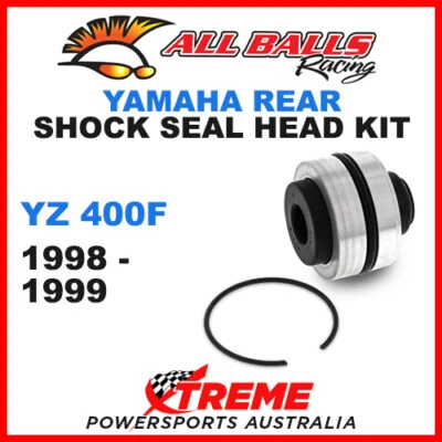 KIT CABEZAL SELLO AMORTIGUADOR TRASERO TODAS LAS BOLAS 37-1002 MX YAMAHA YZ400F YZF400 1998-1999 Foto 1 de 2