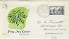 Stamp Australia 1959 PO 150th on Royal specific flannel flower cachet FDC