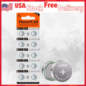 Button Batteries Ag13 Lr44 L1154 Sr44 357 303 A76 L1154h 1.5v Cell Battery 10 Pc - Picture 1 of 12