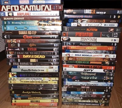 DVD & Blu-Ray Sale, Pick Choose Your Movies, Genre Films: Horror Action Comedy Foto 1 de 4