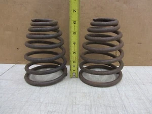 VTG ANTIQUE FORD MODEL T BRASS ERA HASSLER AUTOMOBILE COIL HELPER SPRINGS FRONT - Picture 1 of 10