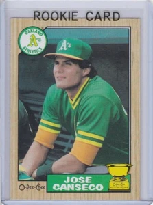 JOSE CANSECO ROOKIE CARD 1987 O-Pee-Chee OAKLAND A's Baseball RC - Picture 1 of 2