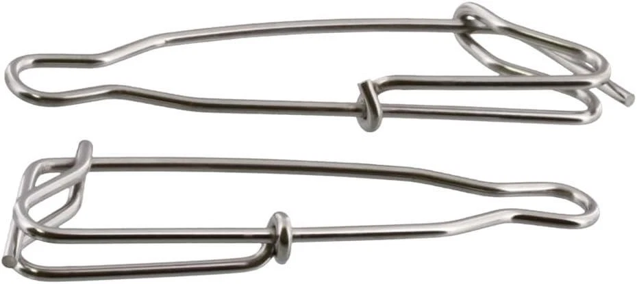 Scotty #1156 Paquete de 2 broches de presión pequeños de acero inoxidable de 3" Foto 1 de 1