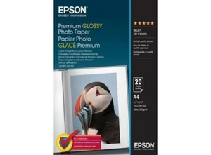 EPSON Premium Glossy Photo Paper/Papiers Photo Brillant - A4 - 20 Feuilles - Photo 1/1