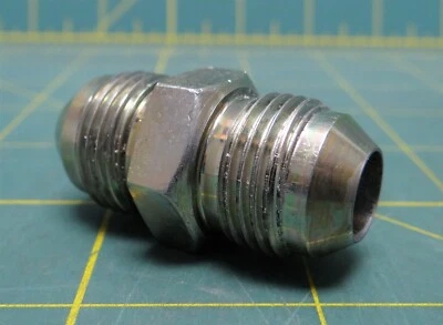 Parker 37° Flared Straight Connector for Stainless Steel Tubing for 1/2" Tube OD - Image 1 of 4