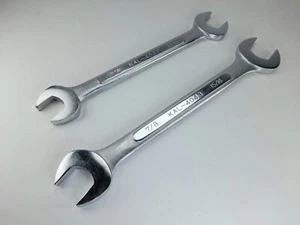 KAL - DOUBLE OPEN-ENDED WRENCHES - 3/4" X 13/16" 4037 & 7/8" X 15/16" 4043 JAPAN - Picture 1 of 16