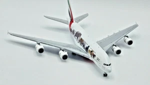 Emirates Airbus A380-800 GeminiJets 1/400 Wildlife Limox 1663 Reg A6-EEQ - Photo 1 sur 13