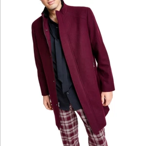 Inc International Concepts Men's Kylo Topcoat Size Medium Color Pork New - Picture 1 of 3