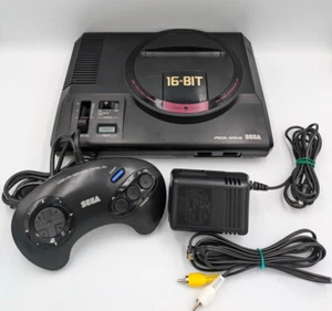 Sega Mega Drive Japan HAA-2510 & Controller Japanese NTSC-J Tested Works - Foto 1 di 12