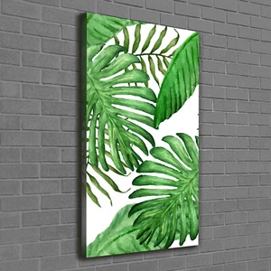 Tulup Canvas Print Wall Art 60x120 - Tropical leaves - Picture 1 of 6