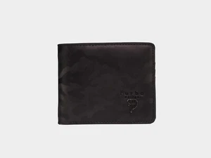 Furbo Design Milano Black Camouflage Microfiber With Leather Wallet - Picture 1 of 4