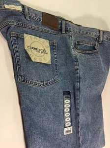 Jeans blu Falls Creek vestibilità classica 5 tasche 48 x 30 nuovi con etichetta - Foto 1 di 2