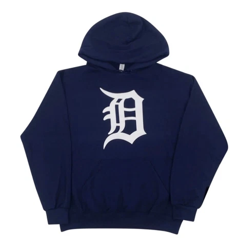 Detroit Tigers Logo Pullover Hoodie Baseball 2023 Hooded Sweat Shirt Adult Cover