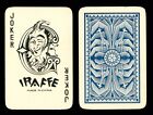 1 x Joker playing card Giraffe pattern design AE596
