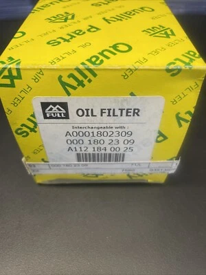 Полный масляный фильтр A 0001802309 подходит для Mercedes Benz - Изображение 1 из 4