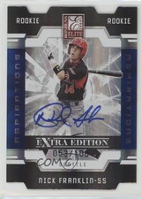 2009 Donruss Elite Extra Edition Aspirations Signatures /100 Nick Franklin Auto