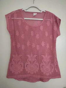 Häkelstrick Shirt Größe S - Bild 1 von 2