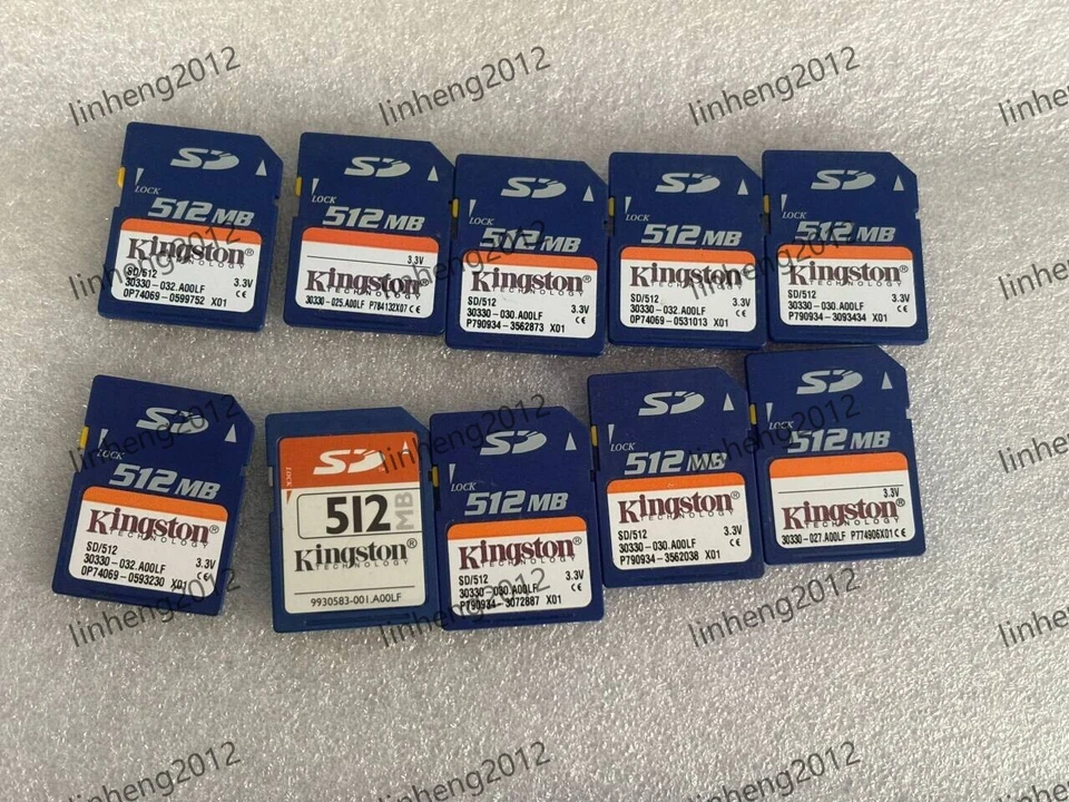 10PCS  KINGSTON  512MB SD CARD - Image 1 of 2