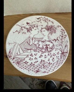 Rosenthal Studio-line Mai Harmonie Wall Hanging Plate,plaque,Bjorn Wiinblad - Picture 1 of 3