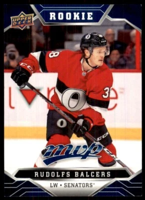 2019-20 Upper Deck MVP Blue SP #241 Rudolfs Balcers Rookie Ottawa Senators - Image 1 of 2