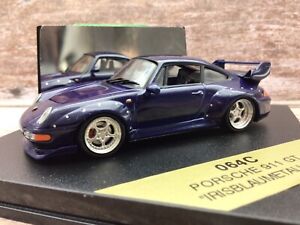 Vitesse 1/43 Porsche 911 / 993 GT Model - Metallic Blue - Diecast Model - Boxed