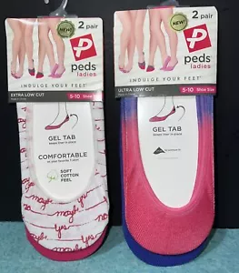 Posten/2 Pkgs = 4 Einlagen: 2 Extra Low + 2 Ultra Low - Größe 5-10 - Neu in Verpackung - Bild 1 von 6