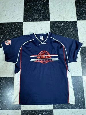 Camiseta Russell Athletic Auburn Basketball Misses feminina M azul feita nos EUA - Imagem 1 de 4