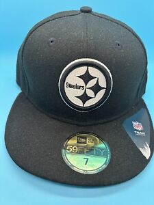 Brand New. New Era 59FIFTY Pittsburgh Steelers Fitted Hat Size 7