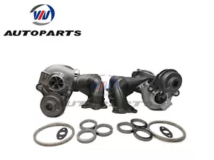 Upgraded TD04-17T Billet Twin Turbocharger for BMW 135i/535i/Z4/X6/740 3.0L N54 - Picture 1 of 7