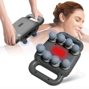 Massage Gun 8 Head Speed Percussion Deep Tissue Massager Muscle Vibrating Relax - Picture 1 of 16