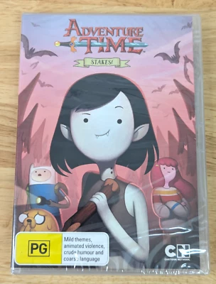 Adventure Time: Stakes TV Series DVD Region 4 Cartoon Network New Sealed  - Image 1 of 4