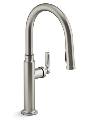 Kohler K-28358-VS Edalyn by Studio McGee Pull Down Kitchen Faucet, Stainless - Image 1 of 4