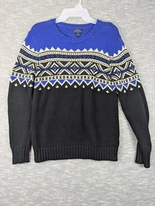 Polo Ralph Lauren Damen Pullover Pulli Fair Isle schwarz/blau Gr. L (14-16) - Bild 1 von 6