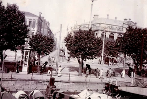 Trolly Dock Soochow Creek 1926 Shanghai China Marinero de Estados Unidos Patrulla Yangtsé Foto #7K - Imagen 1 de 3