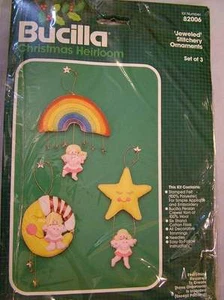 Bucilla Celestial Angels Christmas Ornaments Kit Set 3 - Picture 1 of 1