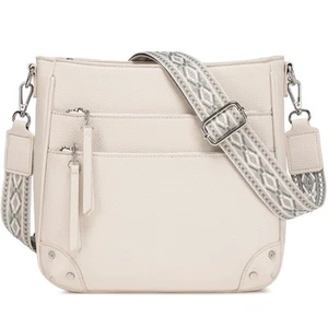 Small Crossbody Bags for Women Vegan Leather Crossbody Purses With Adjustable... - Picture 1 of 8