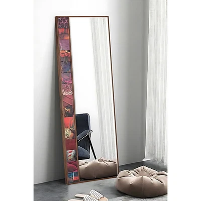 Зеркало в марокканском стиле со старинной рамой из камня и натурального дерева Limra - Изображение 1 из 3