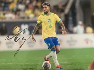 Foto A4 firmata Douglas Luiz con certificato di autenticità - Brasile / Juventus - Foto 1 di 1