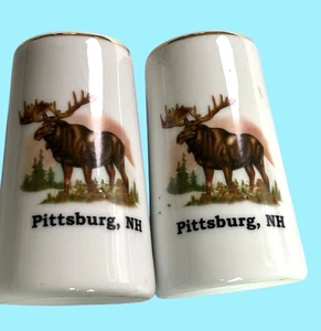 Salero y pimentero Pittsburg NH Moose de colección - Imagen 1 de 5
