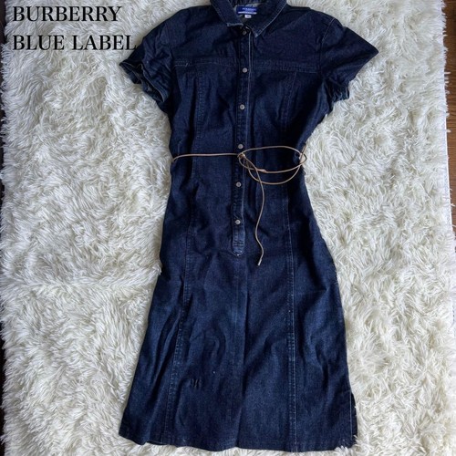 Abito Burberry Blue Label denim con cintura usatoe ottimeioni
