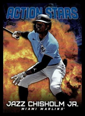 2023 Topps Action All Stars Jazz Chisholm Jr   - Image 1 of 2