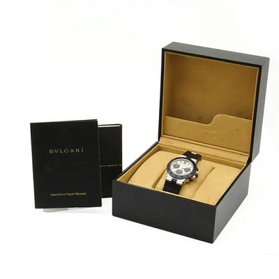 Reloj Pulsera BVLGARI Aluminio 32mm Fecha Esfera Plateada Unisex Cuarzo Manual AL32TA Foto 1 de 4