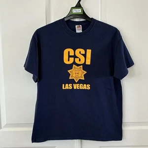 CSI Las Vegas Police Dept Shirt Erwachsene XL blau Logo Tatort Ermittlung Herren - Bild 1 von 6
