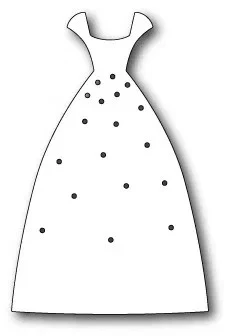 Fustelle Big Shot Sizzix Memory Box Beaded Dress - Bild 1 von 1