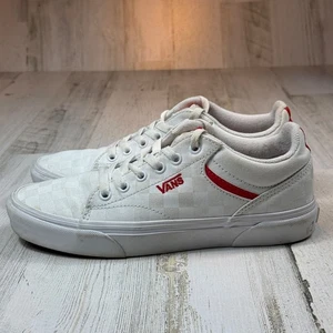 Vans Schuhe Off The Wall weiß grau kariert Turnschuhe Größe Damen 8,5-500714 - Bild 1 von 8