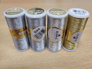 Dmc Diamant metallic thread x4 - Picture 1 of 4